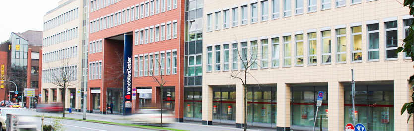 Gebäude vom COMCAVE.COLLEGE Standort Duisburg