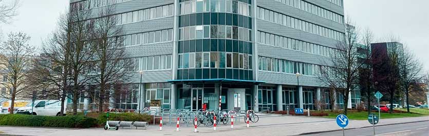 Gebäude vom COMCAVE.COLLEGE Standort Rostock